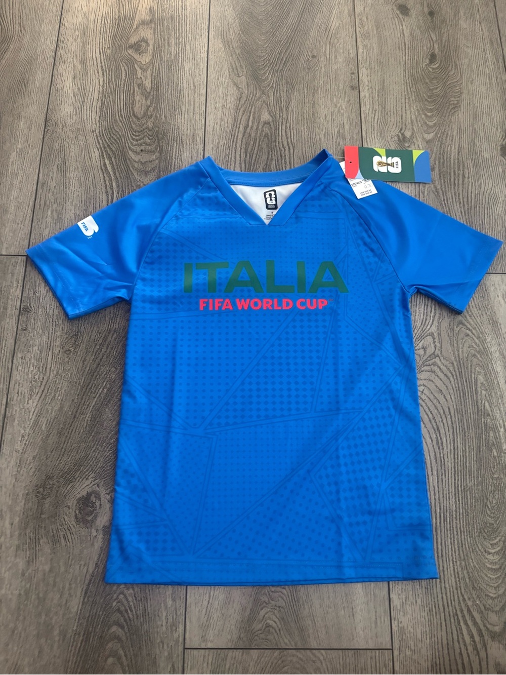 The Children's Place Blue Italia FIFA World Cup Kids Shirt